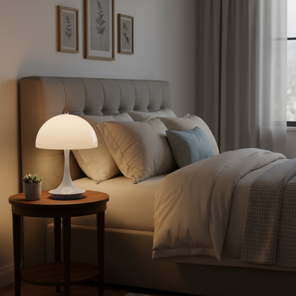 FungiaGlow | Modern Elegant Cordless LED Table Lamp for Living Room 6