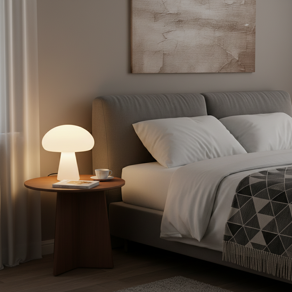 MycoGlow | Cozy Vintage Mushroom Table Lamp for Bedroom or Living Room 1