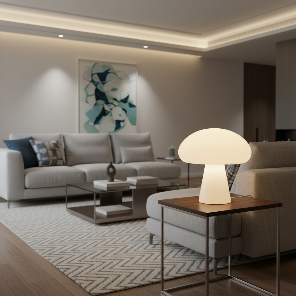 MycoGlow | Cozy Vintage Mushroom Table Lamp for Bedroom or Living Room 2